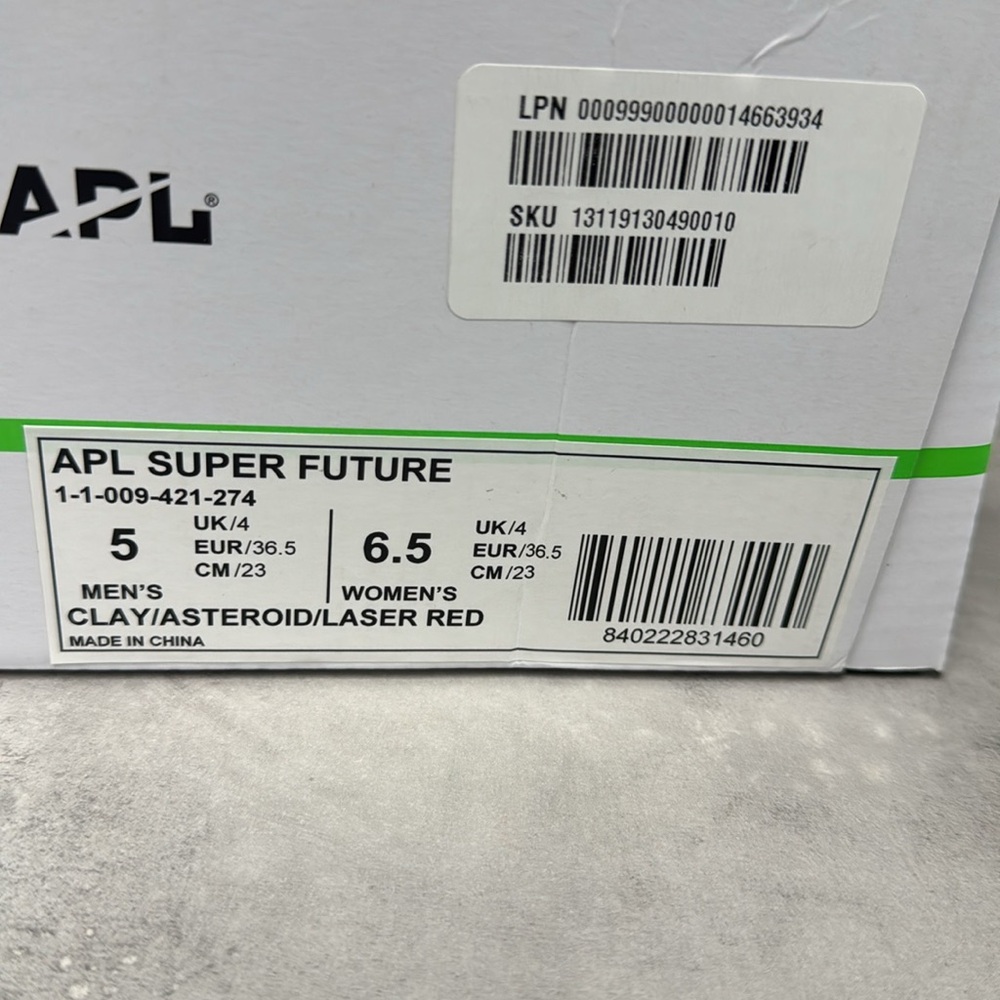 NIB- APL Super Future clay High-Top Sneakers - Picture 7 of 7